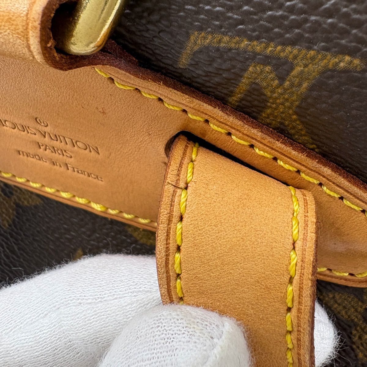 Louis Vuitton Montsouris MM Backpack Monogram Brown — view 6