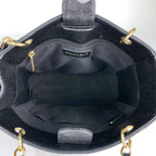 Chanel Tote CC Logo Quilted Caviar Leather Black — view 7