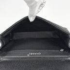 Chanel Handbag CC Logo Quilted Double Face Caviar Leather Black — view 8