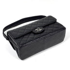 Chanel Handbag CC Logo Quilted Double Face Caviar Leather Black — view 2