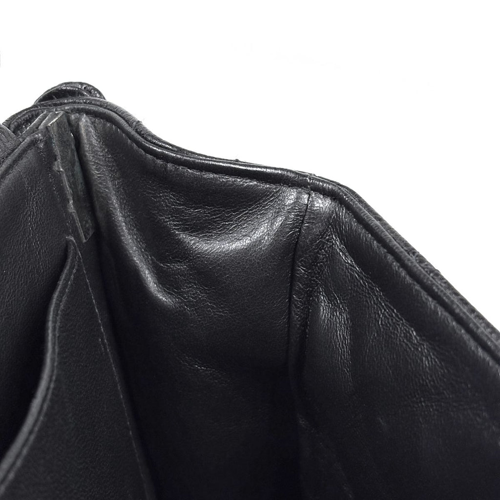 Chanel Handbag CC Logo Quilted Double Face Caviar Leather Black — view 7