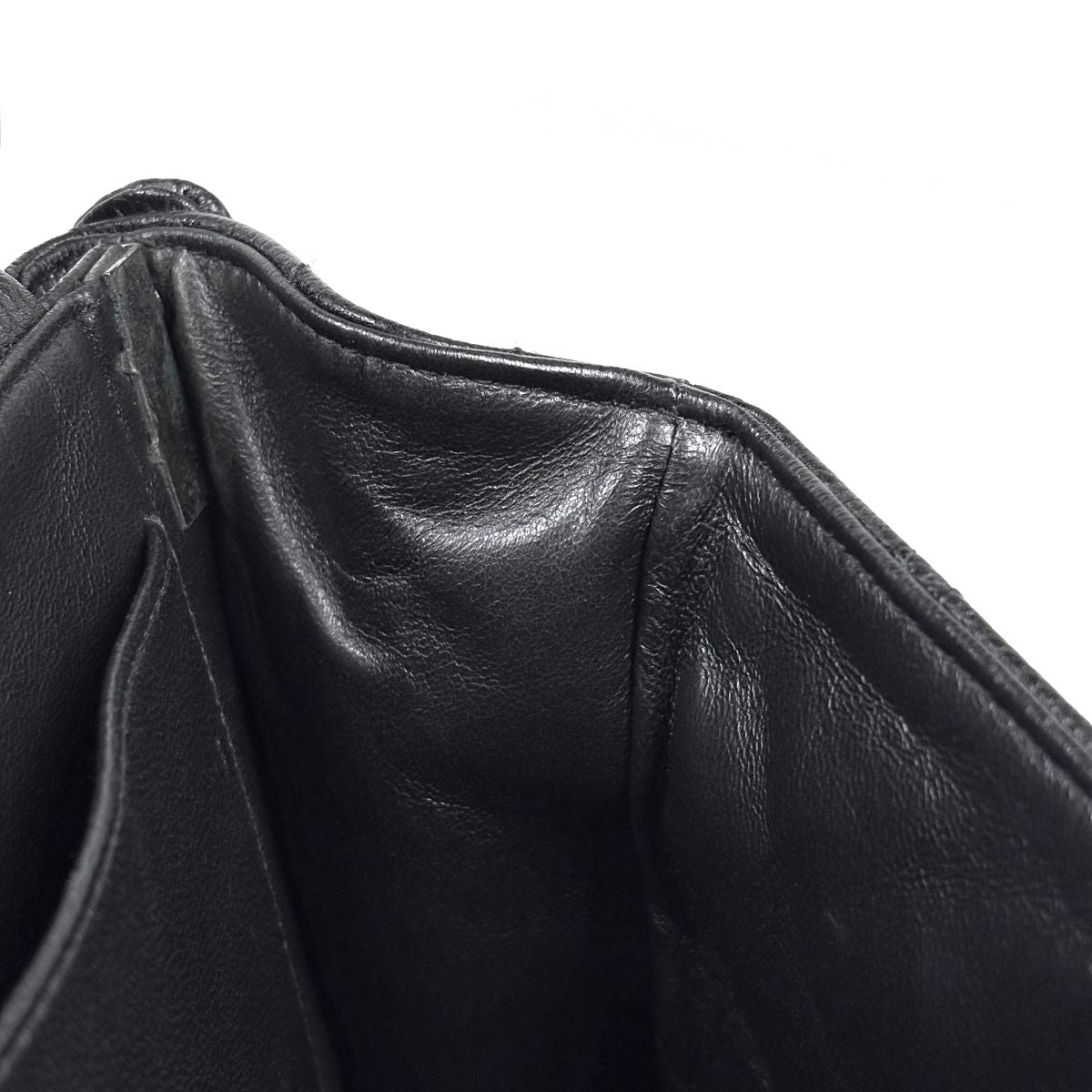 Chanel Handbag CC Logo Quilted Double Face Caviar Leather Black — view 7