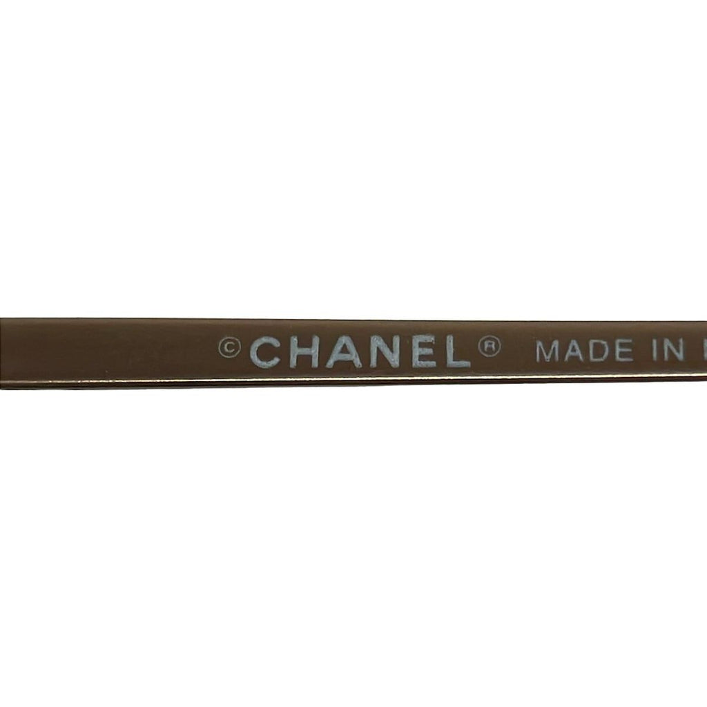 Chanel Sunglasses Light Brown Blanc CC Logo Eyewear — view 4