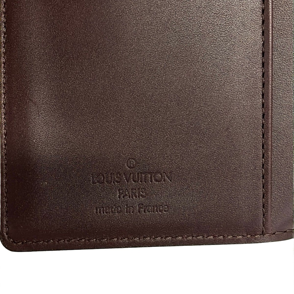 Louis Vuitton Bifold Wallet Monogram Vernis Portefeuille Viennois Amarante — view 5