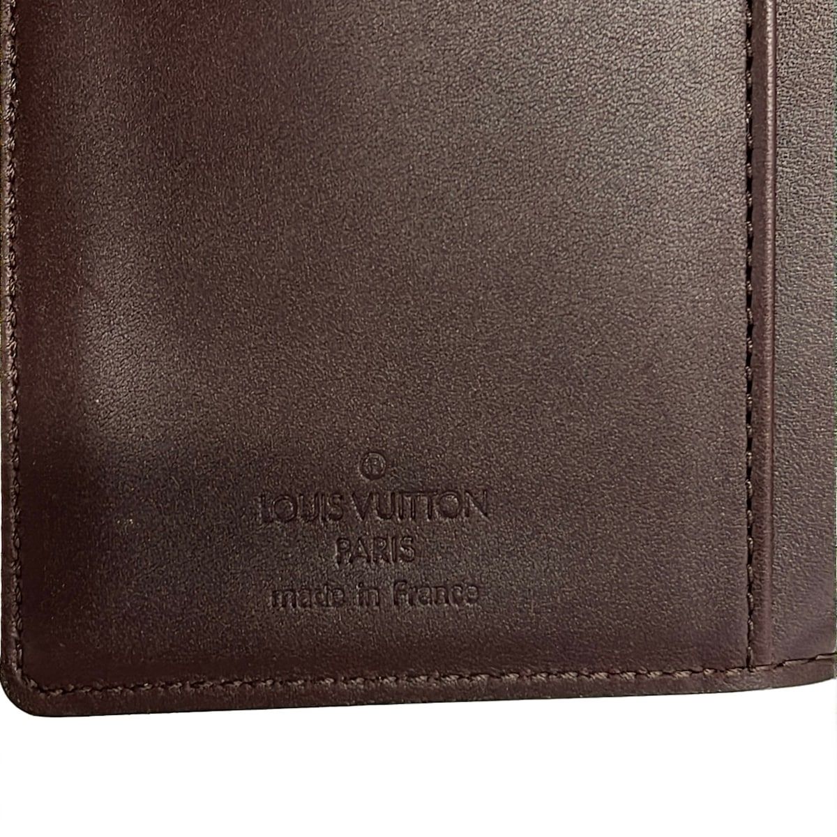 Louis Vuitton Bifold Wallet Monogram Vernis Portefeuille Viennois Amarante — view 5