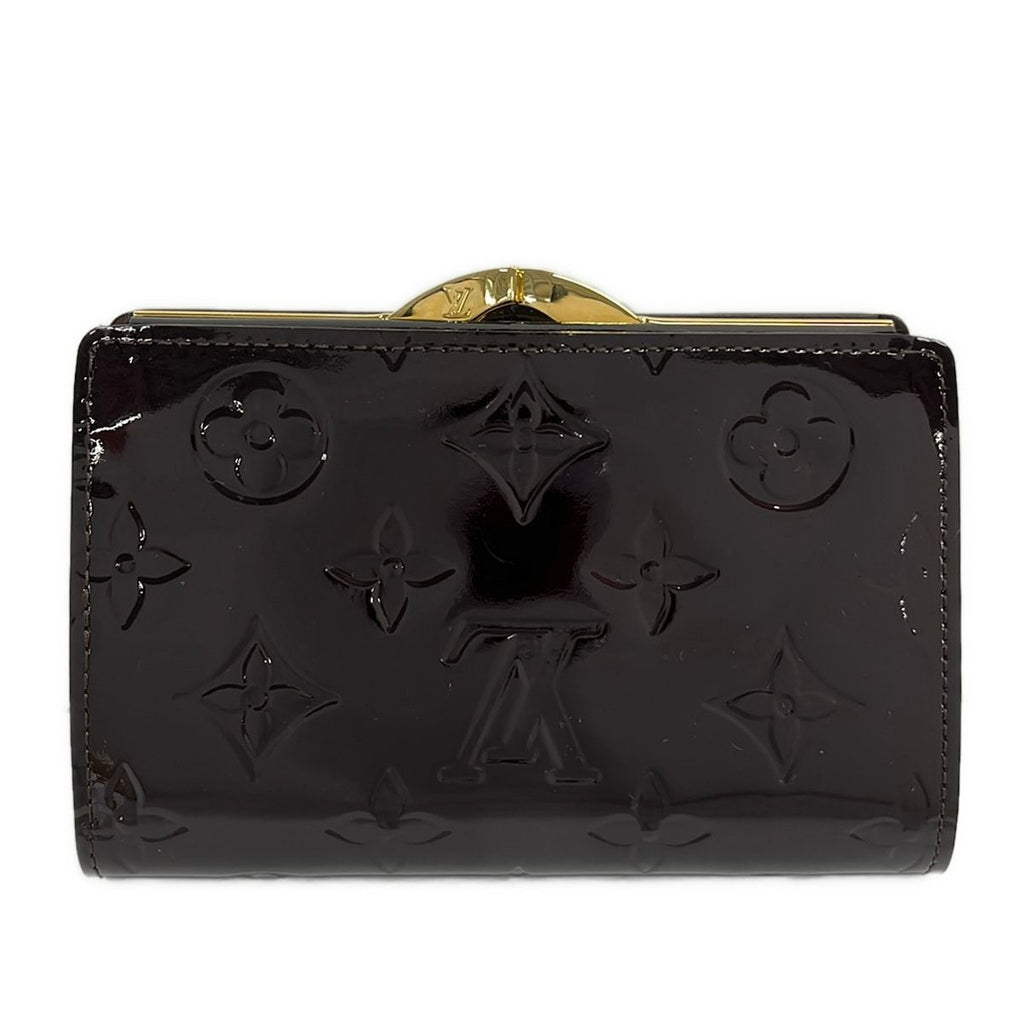 Louis Vuitton Bifold Wallet Monogram Vernis Portefeuille Viennois Amarante — view 2