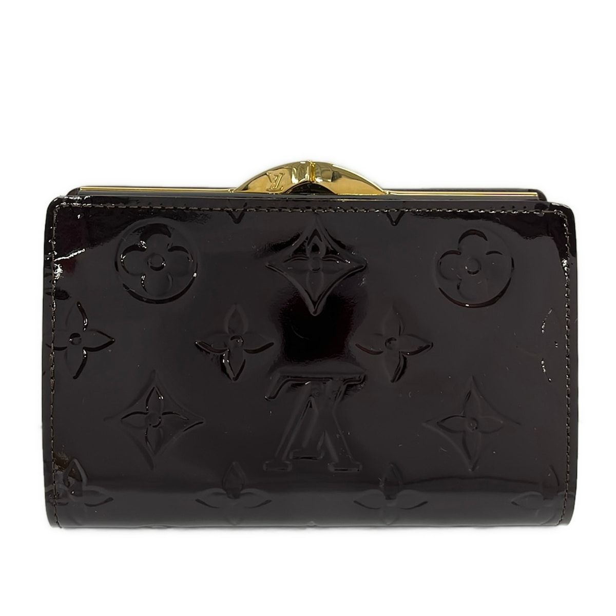 Louis Vuitton Bifold Wallet Monogram Vernis Portefeuille Viennois Amarante — view 2