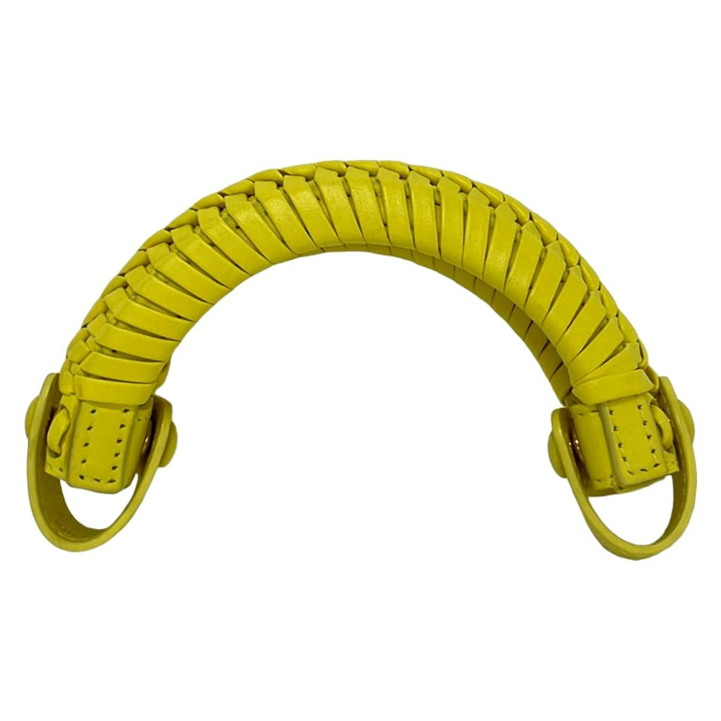 Fendi Yellow Handle Cover Peekaboo Braided Leather — view 2