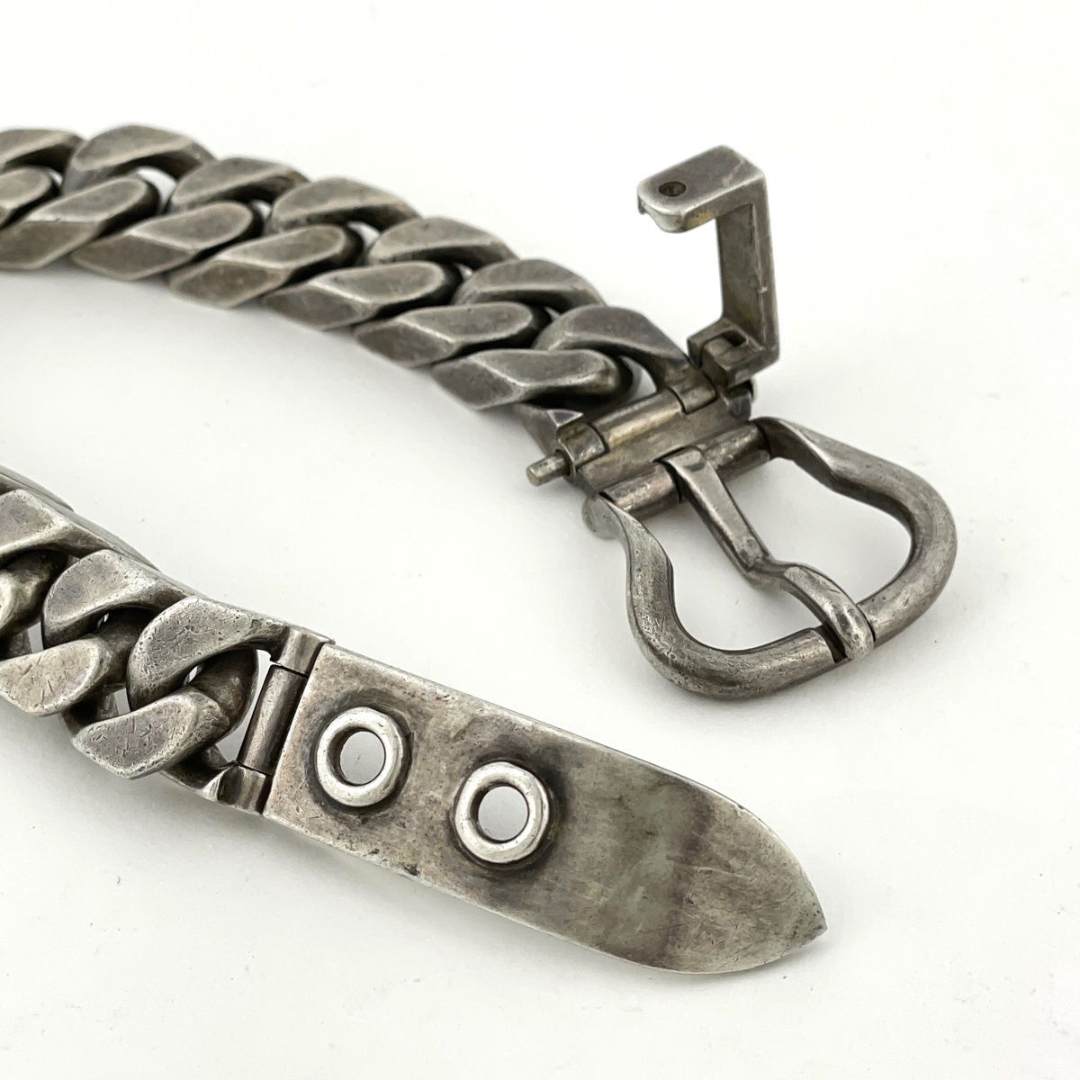 Hermes Bracelet Book le Cellier Chain Metal Silver — view 3