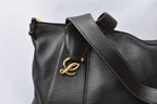 Loewe Tote Anagram Pouch Darkbrown Leather Vintage — view 4