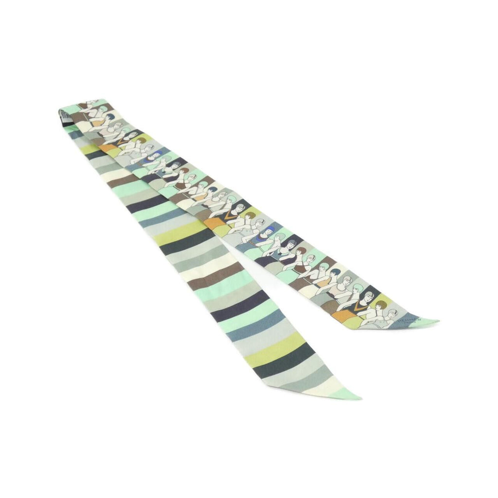 Hermes les Baigneuses Twilly S Scarf