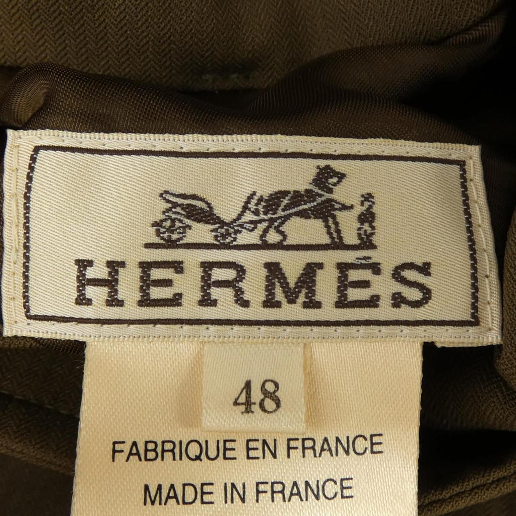 Hermes Coat Khaki — view 6