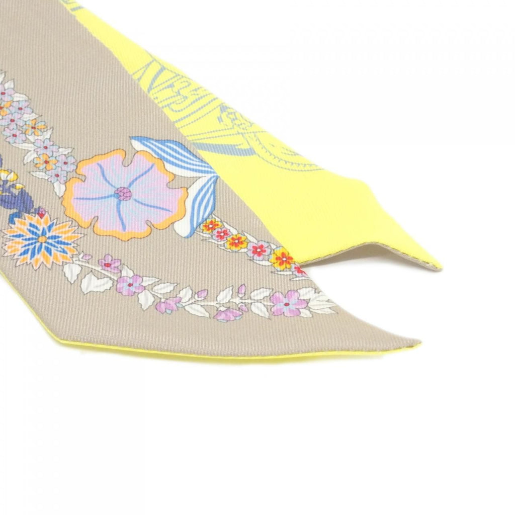 Hermes Brides de Gala Fleurs Twilly S Scarf — view 2