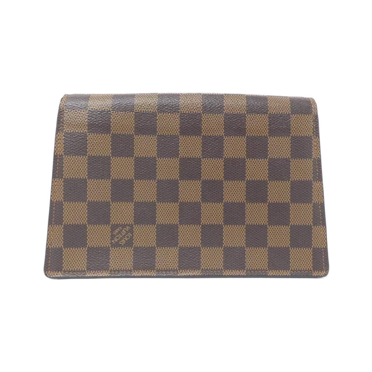 Louis Vuitton Damier Portefeuille Croisette Chain Wallet Shoulder — view 2