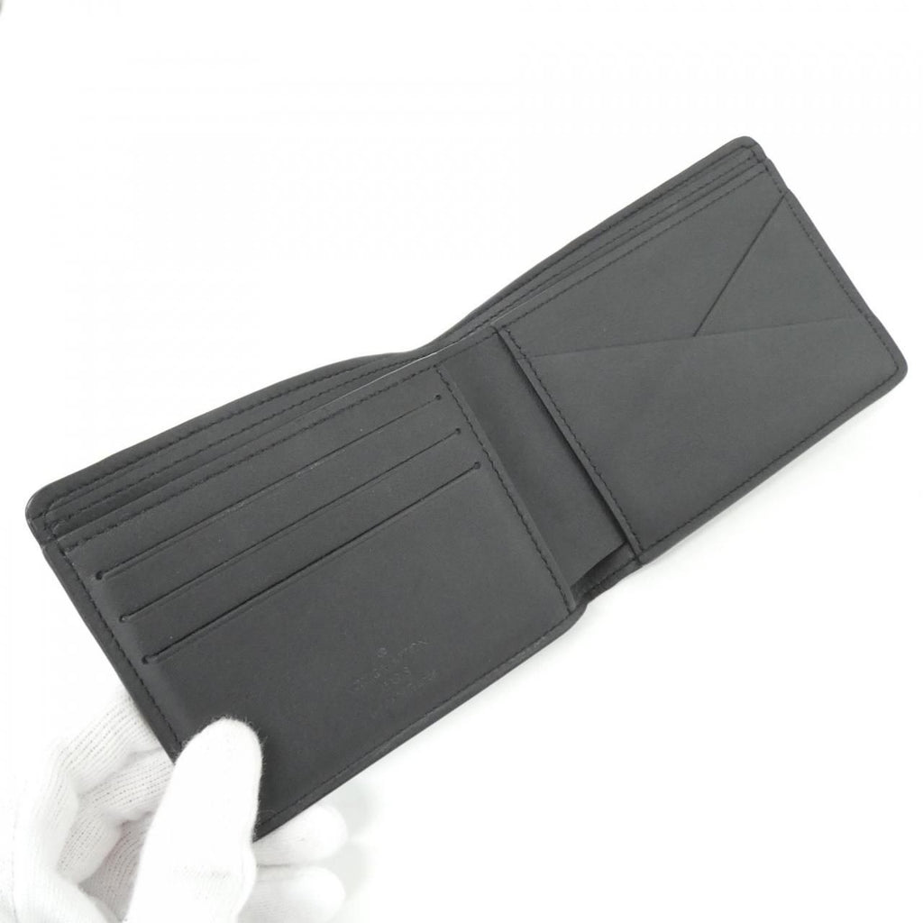 Louis Vuitton Monogram Shadow Portefeuille Multiple Billfold Wallet — view 3