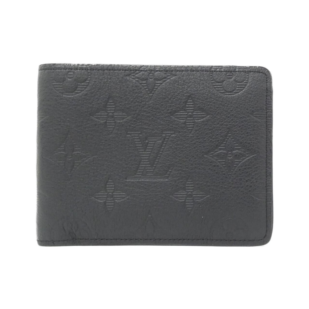 Louis Vuitton Monogram Shadow Portefeuille Multiple Billfold Wallet