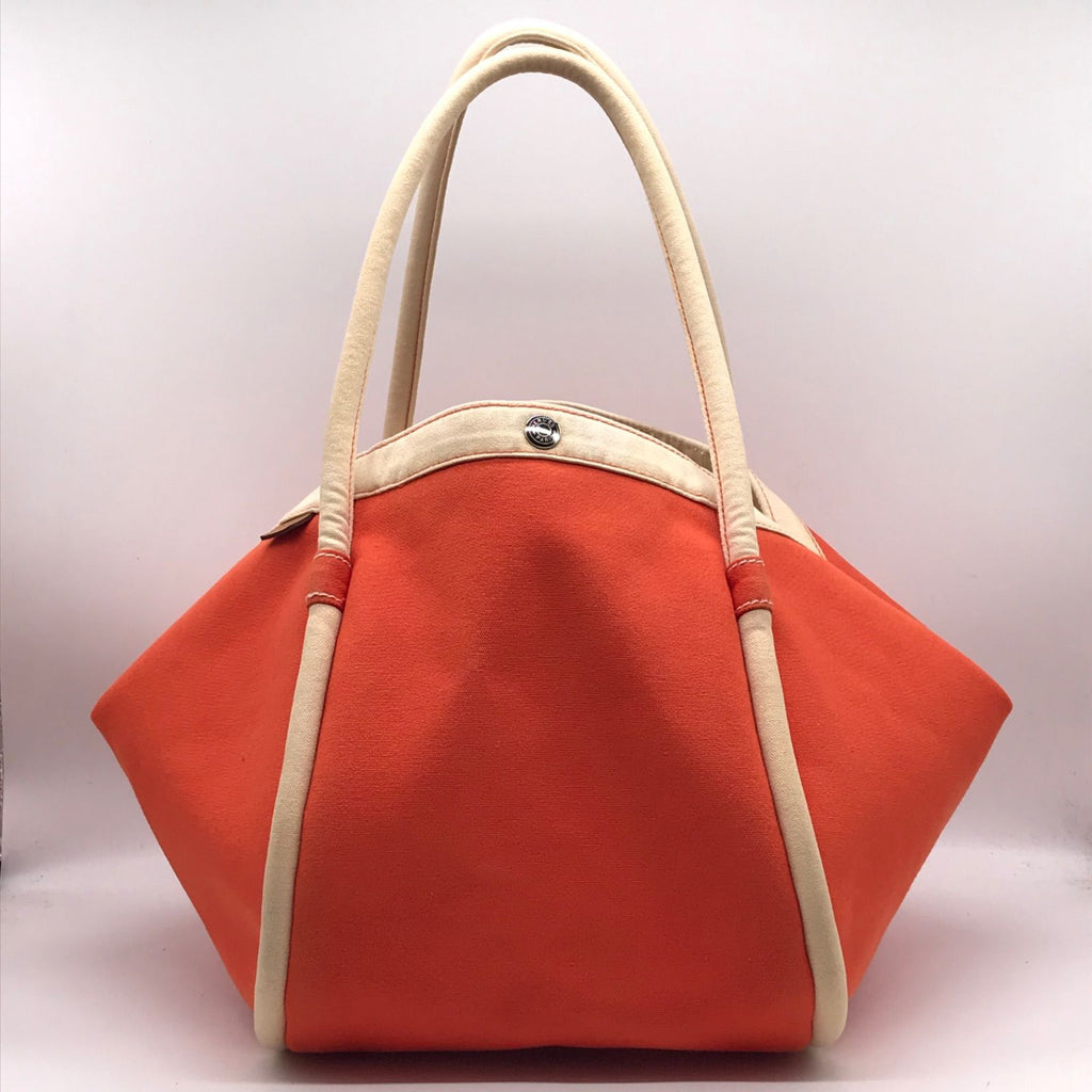 Hermes Canvas Sac Baga GM Tote Bag Orange — view 2