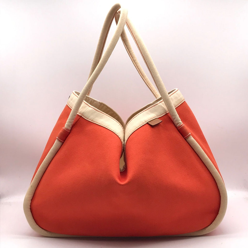 Hermes Canvas Sac Baga GM Tote Bag Orange — view 3