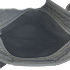 Prada Tessuto Black Silver Nylon Shoulder Bag Pochette — view 8