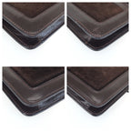 Gucci Vintage Sherry Line Brown Gold Suede Leather Shoulder — view 3