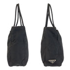 Prada Tessuto Black Silver Nylon Tote — view 7