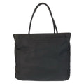 Prada Tessuto Black Silver Nylon Tote