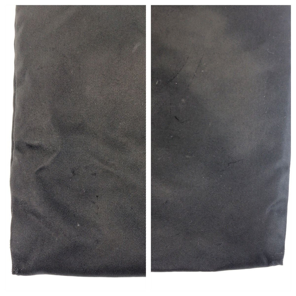Prada Tessuto Black Silver Nylon Shoulder — view 5