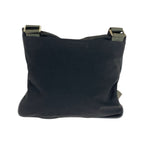 Prada Sports Black Khaki Silver Nylon Shoulder Bag Pochette — view 2
