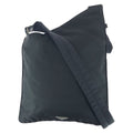 Prada Tessuto Black Silver Nylon Shoulder Bag Crossbody Pochette