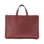 Loewe Anagram New Toledo Red Silver Leather Business Briefcase