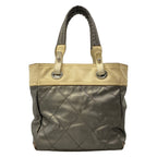 Chanel Tote Paris Biarritz PM Silver Ivory — view 3