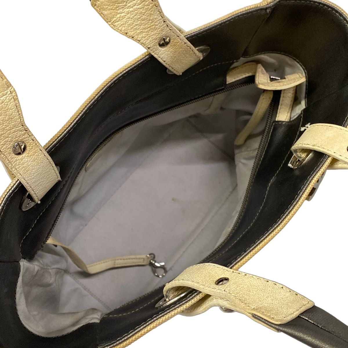 Chanel Tote Paris Biarritz PM Silver Ivory — view 7