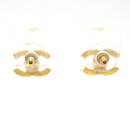 Chanel Earrings Gold CC Logo — view 3