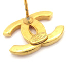 Chanel Earrings Gold CC Logo — view 5