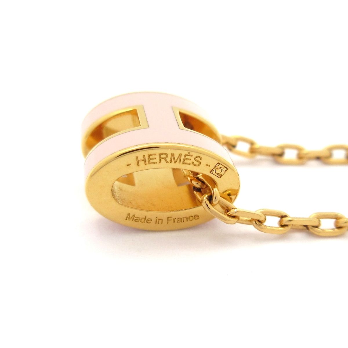 Hermes Necklace Mini Pop Pink Gold — view 5