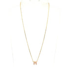 Hermes Necklace Mini Pop Pink Gold — view 2