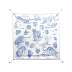 Hermes Danse L'atelier de Robert Dallet Carre Scarf