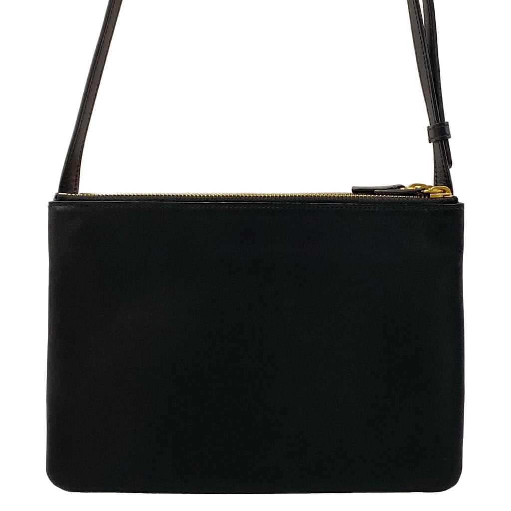 Celine Shoulder Bag Trio Large Black Lambskin — view 3