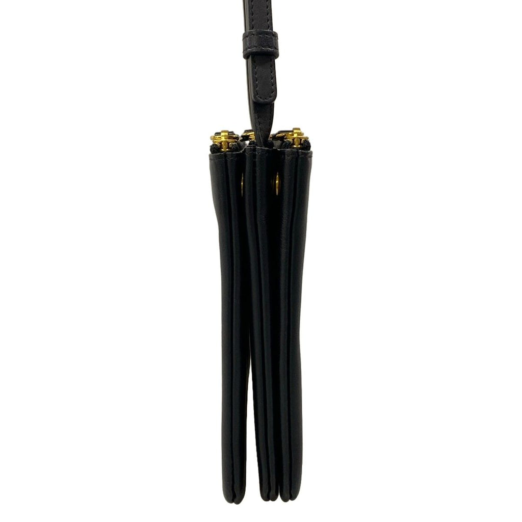 Celine Shoulder Bag Trio Large Black Lambskin — view 2