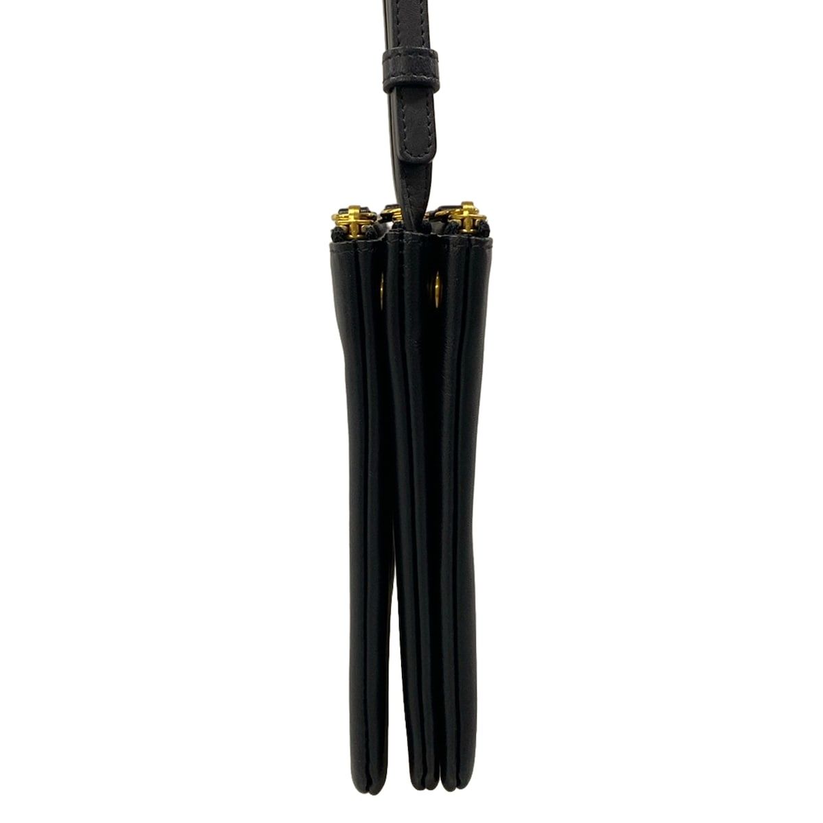Celine Shoulder Bag Trio Large Black Lambskin — view 2