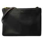 Celine Shoulder Bag Trio Large Black Lambskin