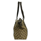 Gucci Shoulder Bag Abbey GG Pattern Beige Brown Leather — view 2