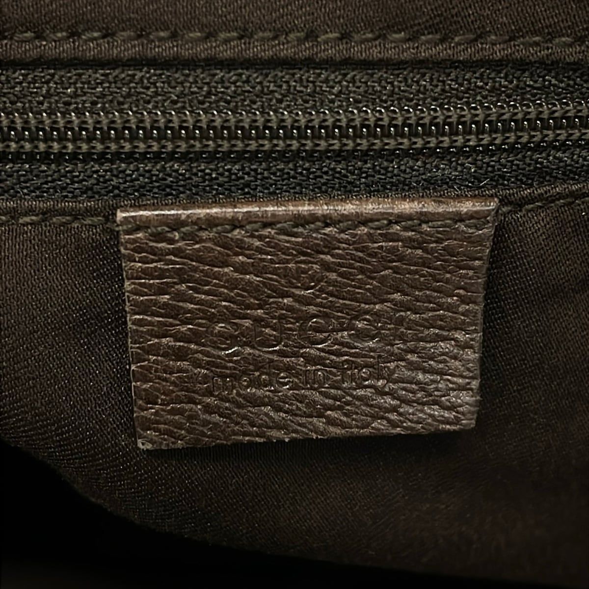 Gucci Shoulder Bag Abbey GG Pattern Beige Brown Leather — view 9