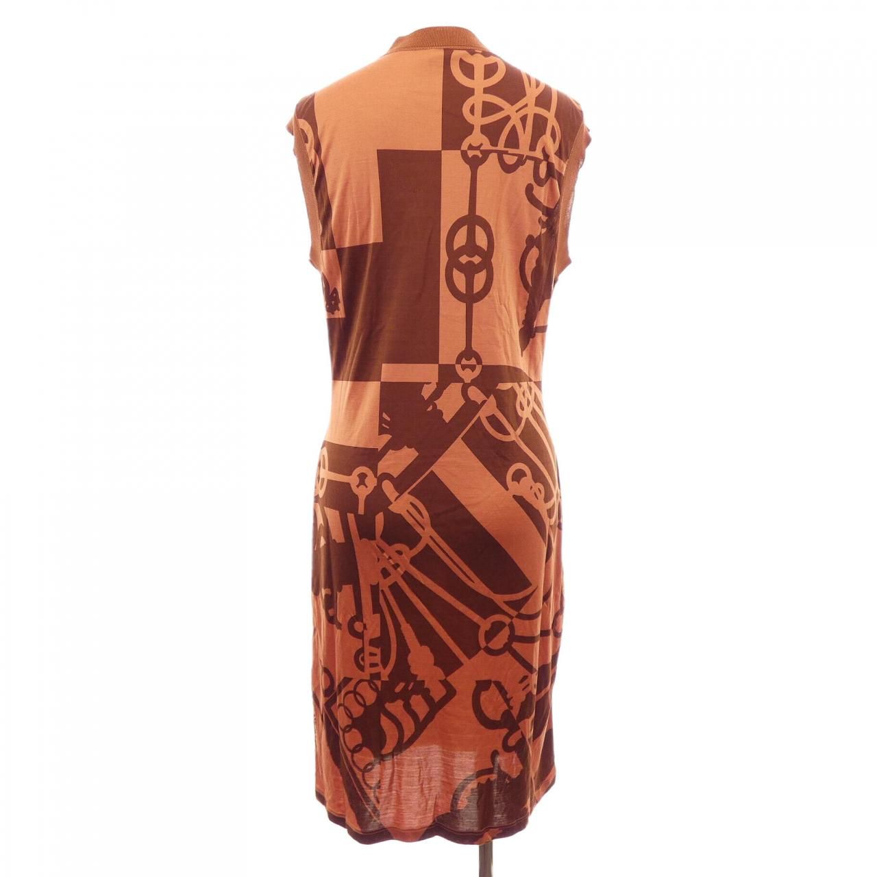Hermes Cliquetis Criquetis Twill Raine Dress — view 2