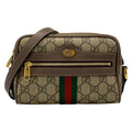 Gucci Shoulder Bag Ophidia Dark Brown Multi Leather
