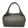 Bottega Veneta Tote Parachute Dark Gray Leather