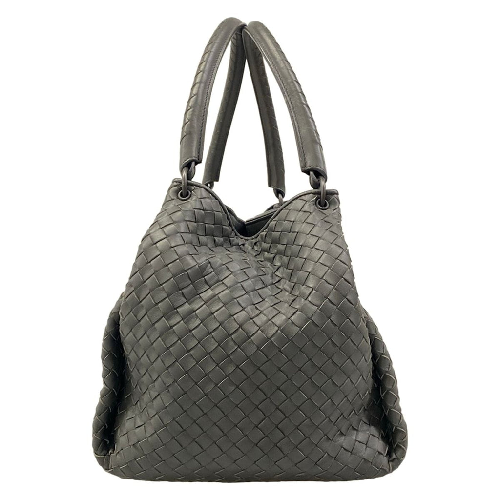 Bottega Veneta Tote Parachute Dark Gray Leather — view 2