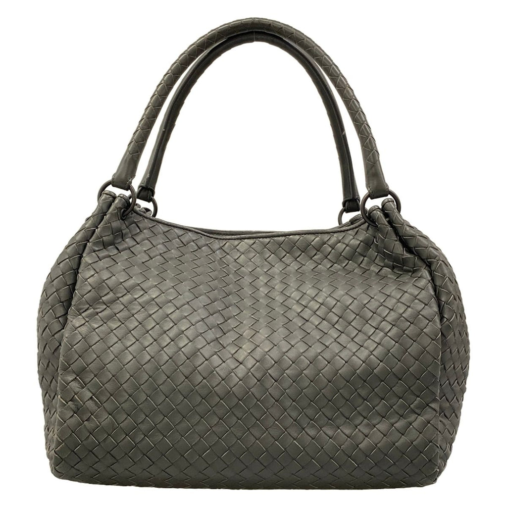Bottega Veneta Tote Parachute Dark Gray Leather — view 3