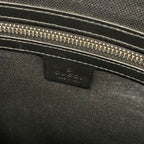 Gucci Shoulder Bag GG Plus Supreme Dark Gray Black Multi Leather — view 9