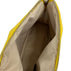 Hermes Pouch Yellow Brown Leather — view 4